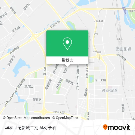 华泰世纪新城二期-A区地图