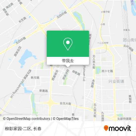柳影家园-二区地图