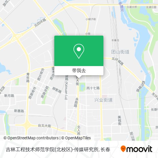 吉林工程技术师范学院(北校区)-传媒研究所地图