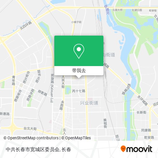 中共长春市宽城区委员会地图