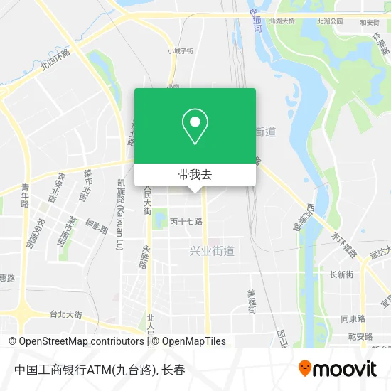 中国工商银行ATM(九台路)地图