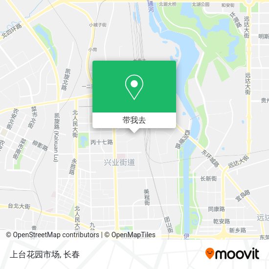 上台花园市场地图