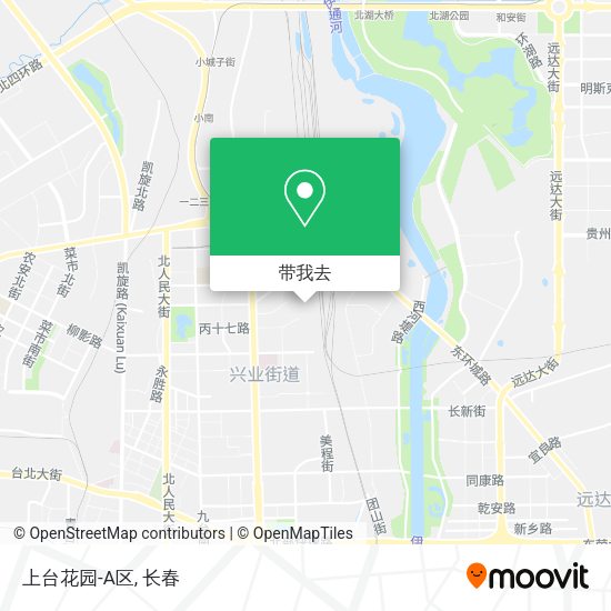 上台花园-A区地图
