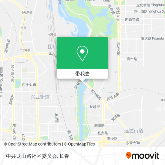 中共龙山路社区委员会地图