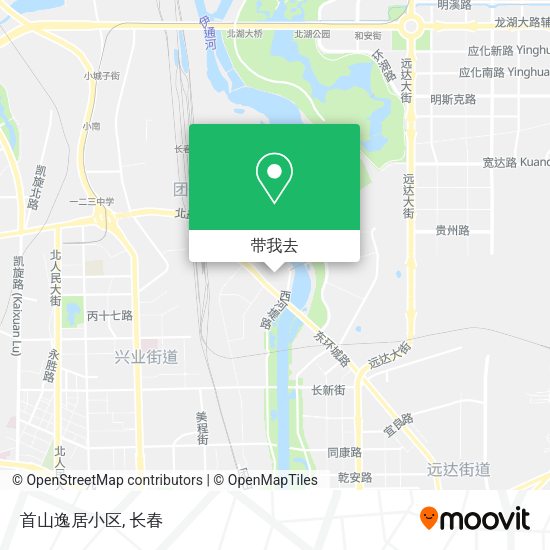 首山逸居小区地图