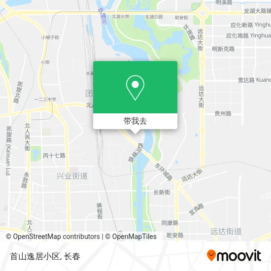 首山逸居小区地图