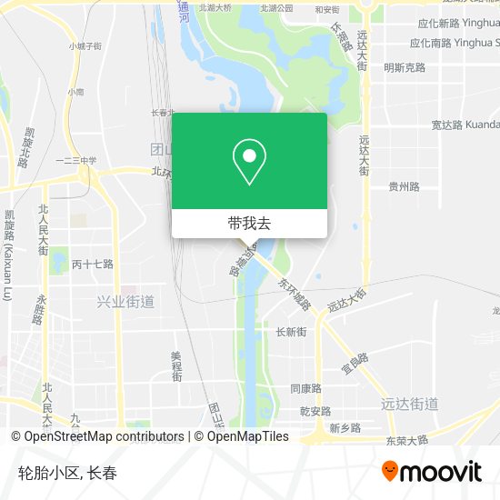 轮胎小区地图