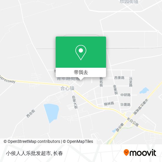 小侯人人乐批发超市地图