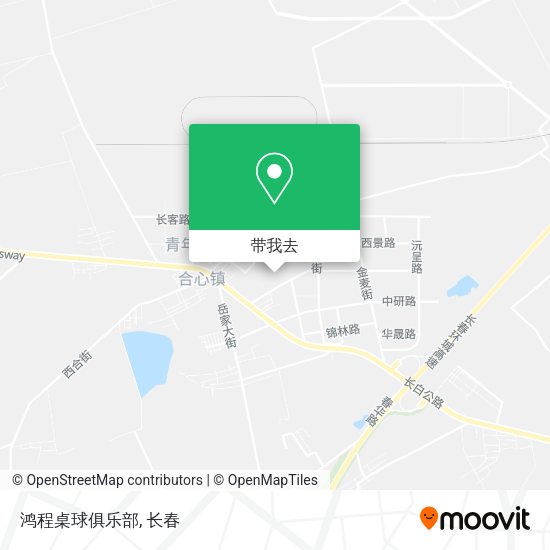 鸿程桌球俱乐部地图