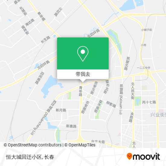 恒大城回迁小区地图
