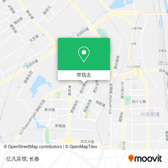 亿凡宾馆地图