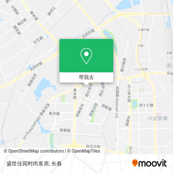 盛世佳苑时尚客房地图