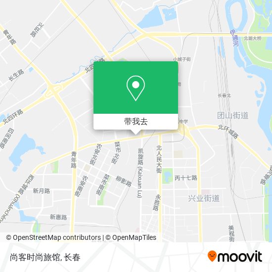 尚客时尚旅馆地图