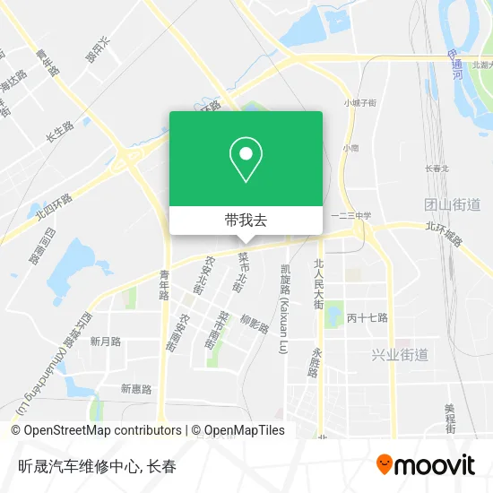 昕晟汽车维修中心地图