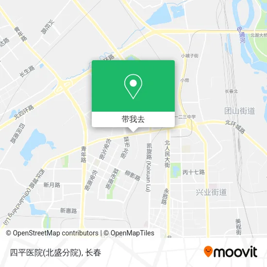 四平医院(北盛分院)地图