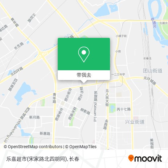 乐嘉超市(宋家路北四胡同)地图