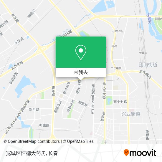 宽城区恒德大药房地图
