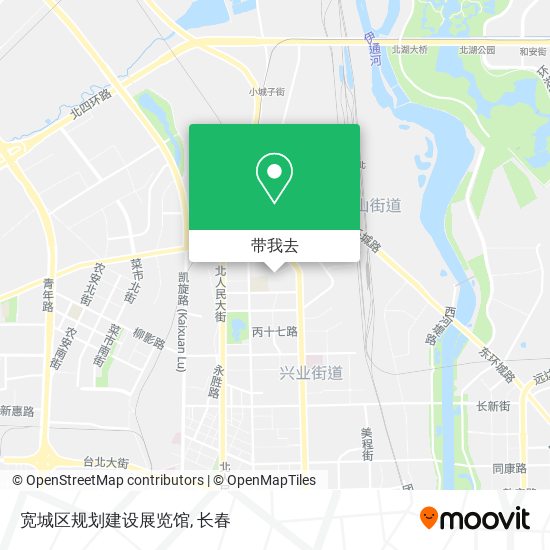 宽城区规划建设展览馆地图