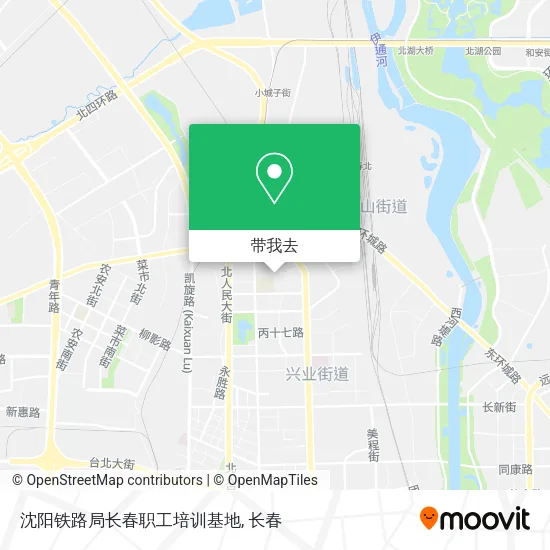 沈阳铁路局长春职工培训基地地图