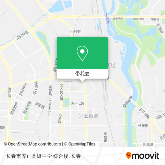 长春市养正高级中学-综合楼地图