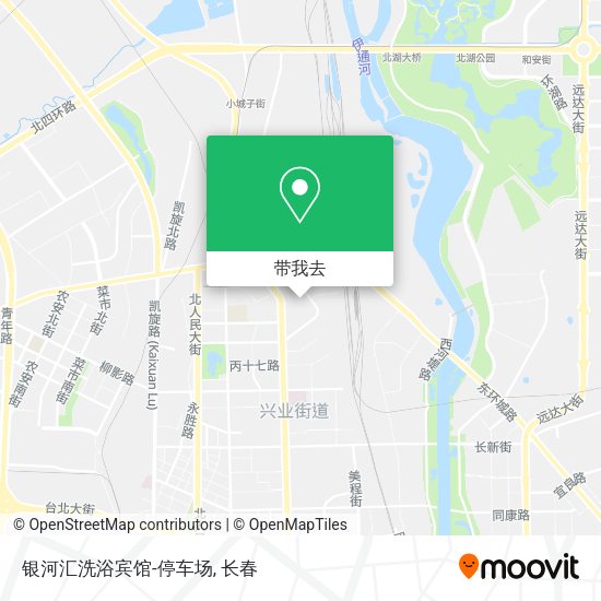 银河汇洗浴宾馆-停车场地图