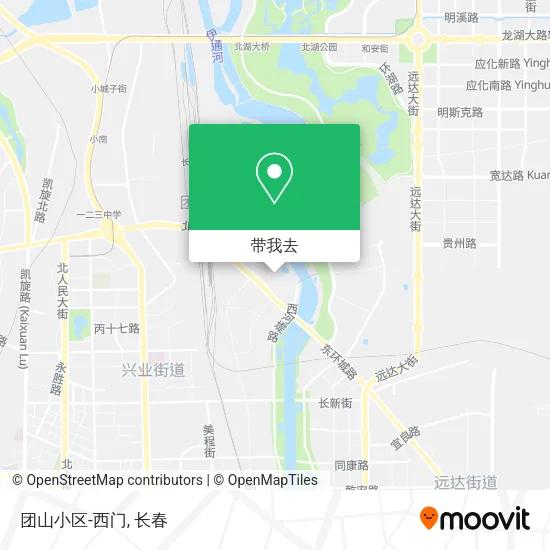 团山小区-西门地图