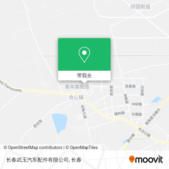 长春武玉汽车配件有限公司地图