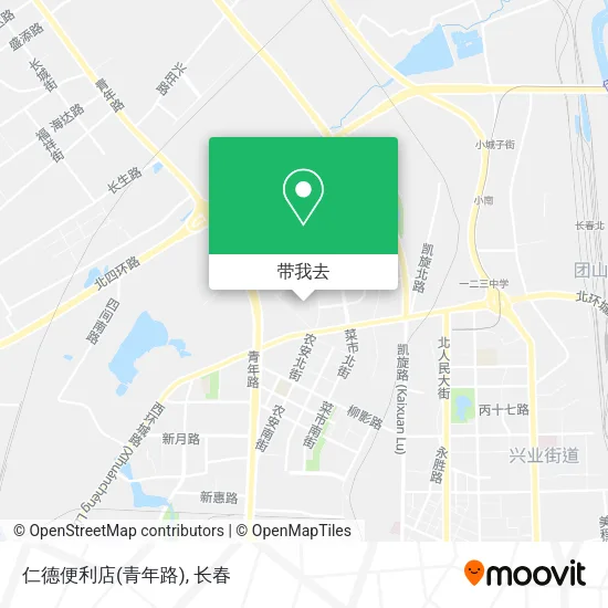 仁德便利店(青年路)地图