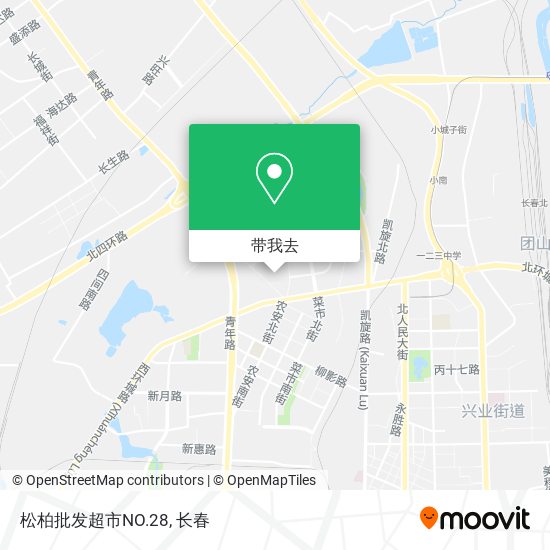 松柏批发超市NO.28地图
