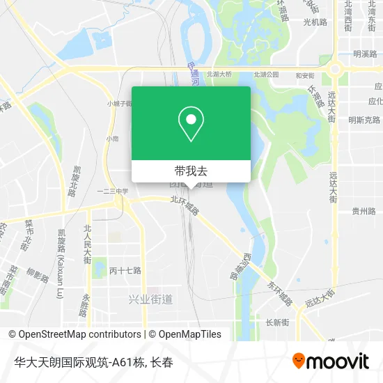 华大天朗国际观筑-A61栋地图