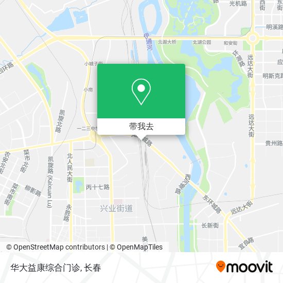 华大益康综合门诊地图