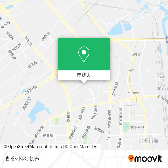 凯悦小区地图