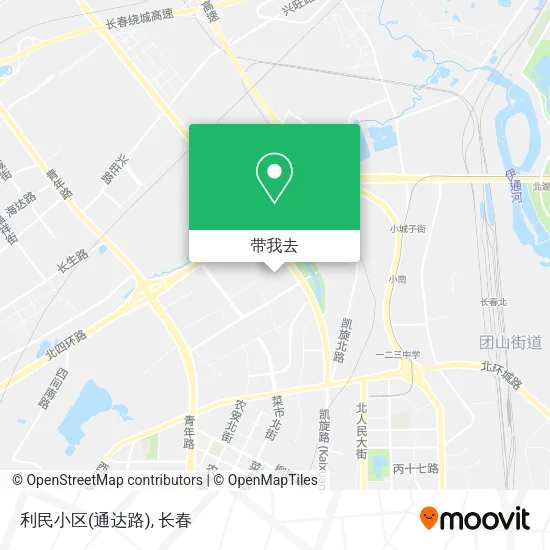 利民小区(通达路)地图