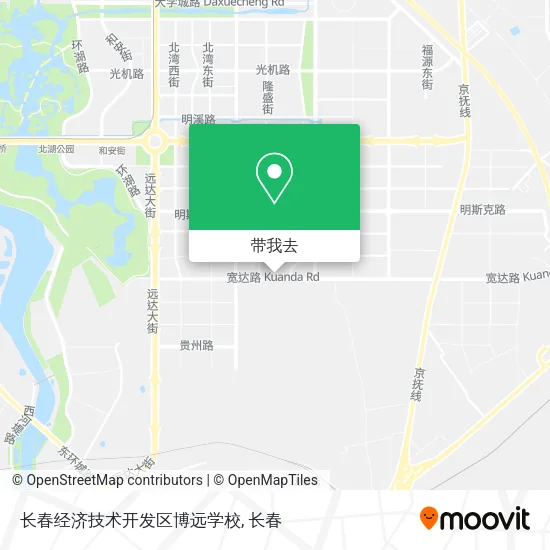 长春经济技术开发区博远学校地图