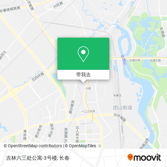 吉林六三处公寓-3号楼地图