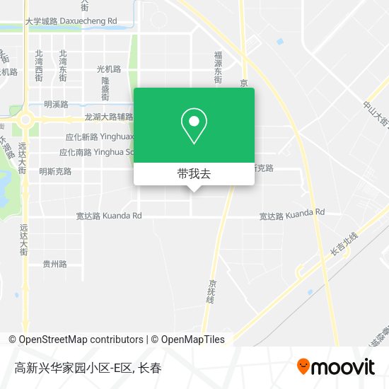 高新兴华家园小区-E区地图