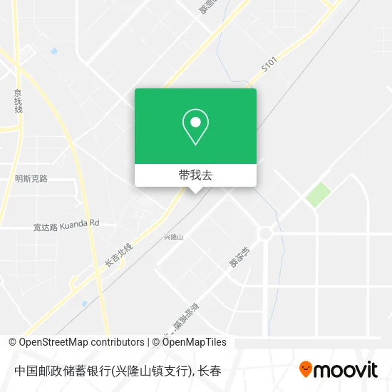 中国邮政储蓄银行(兴隆山镇支行)地图