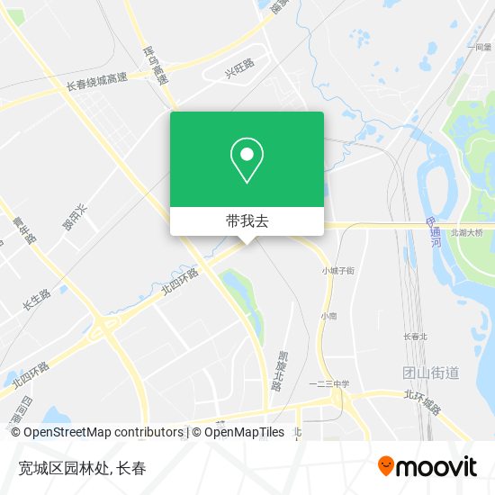 宽城区园林处地图