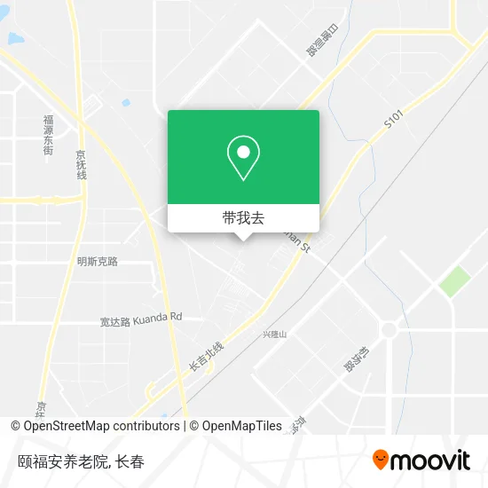 颐福安养老院地图