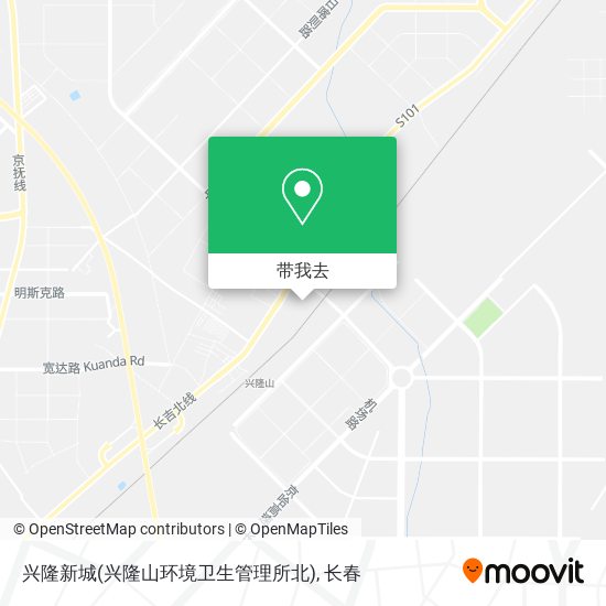兴隆新城(兴隆山环境卫生管理所北)地图