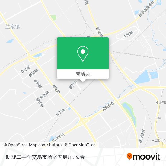 凯旋二手车交易市场室内展厅地图