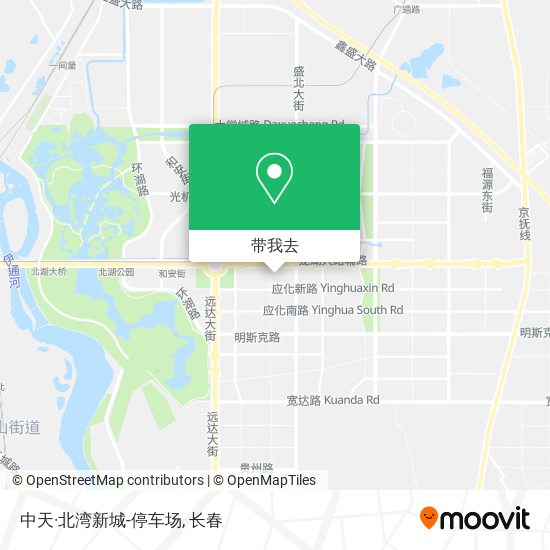 中天·北湾新城-停车场地图