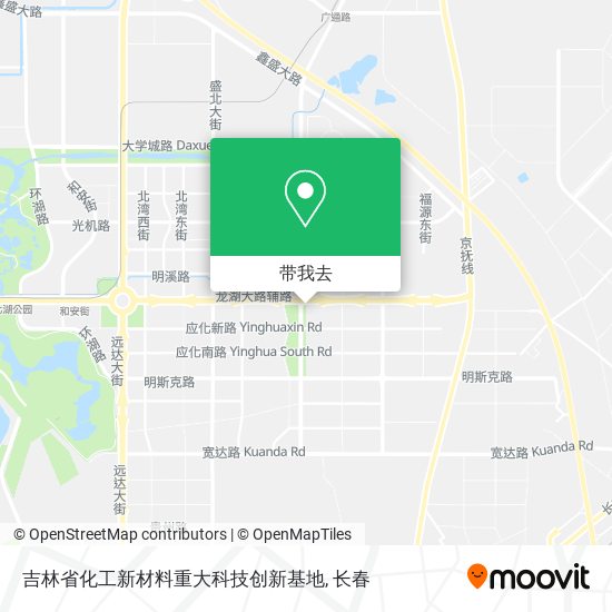 吉林省化工新材料重大科技创新基地地图