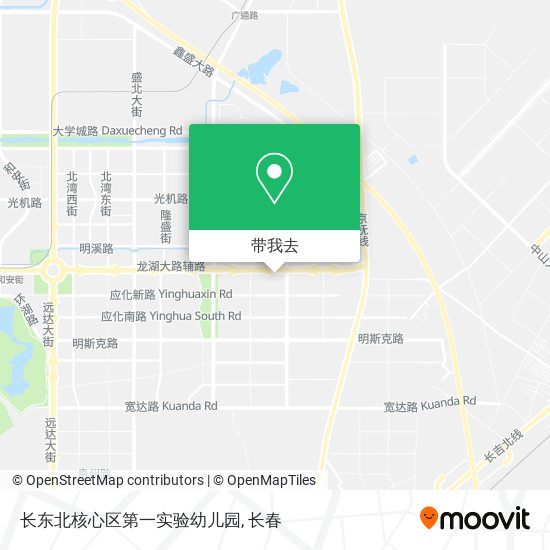 长东北核心区第一实验幼儿园地图