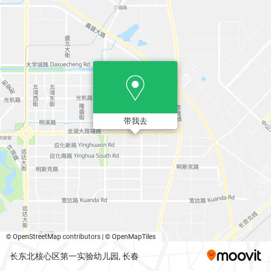 长东北核心区第一实验幼儿园地图