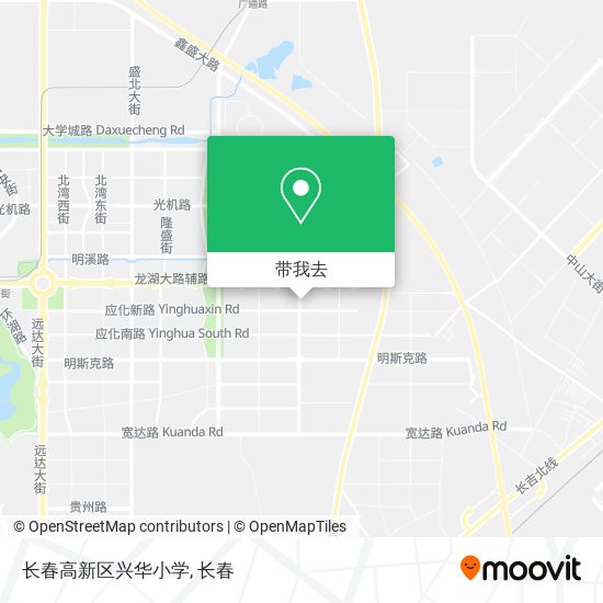 长春高新区兴华小学地图
