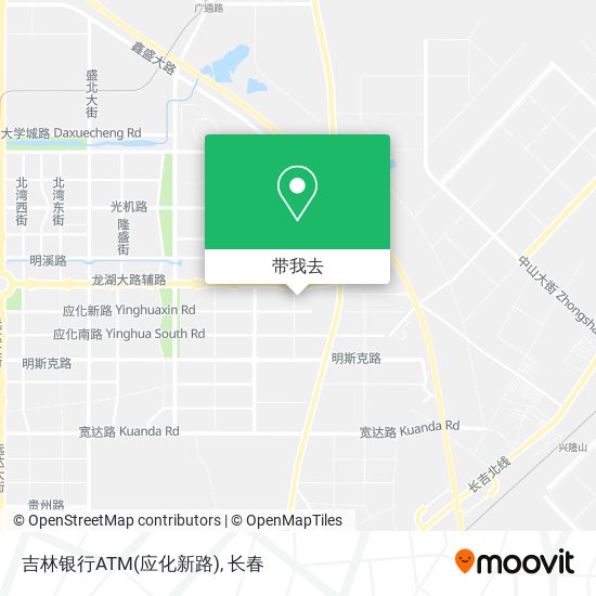 吉林银行ATM(应化新路)地图