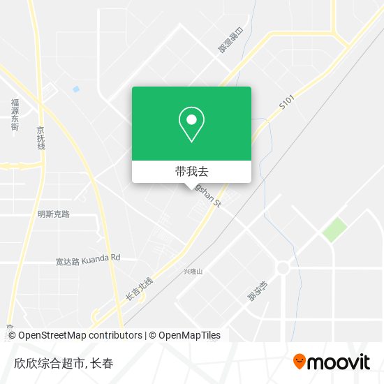 欣欣综合超市地图