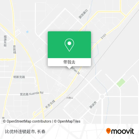 比优特连锁超市地图