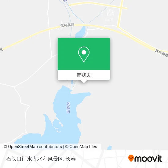 石头口门水库水利风景区地图